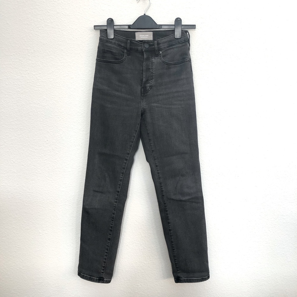 Everlane Cigarette High Rise Slim-Straight Jeans